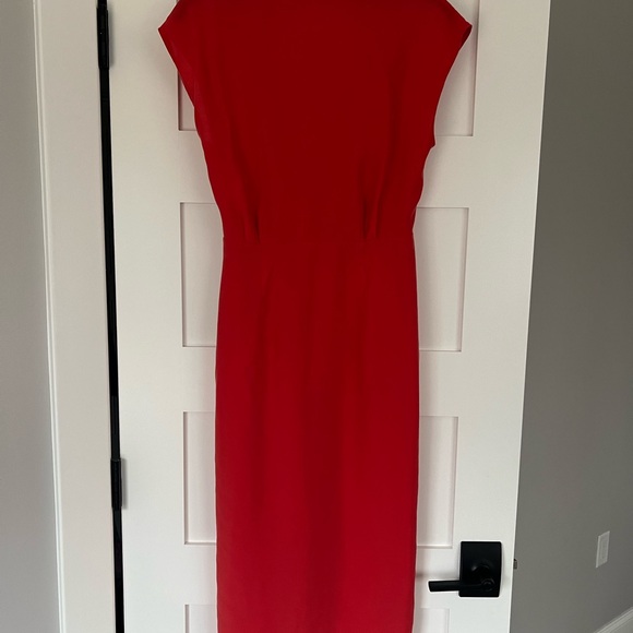 Mango Vibrant Red Midi Dress - Picture 2 of 6